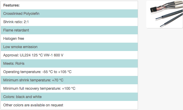 Flexible / flame retardant / 2:1 / halogen free / H-2(HF)