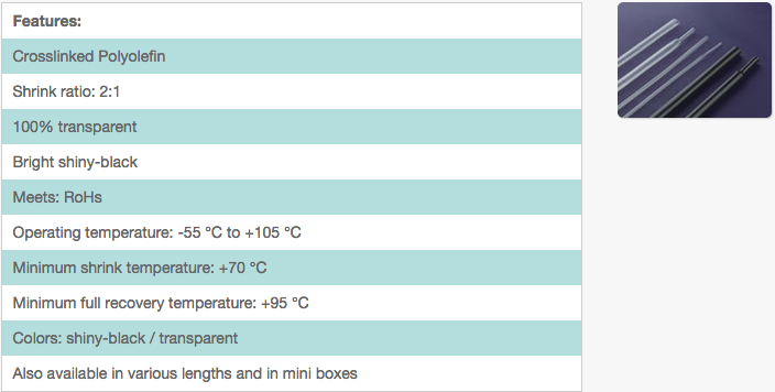 Non flame retardant / 2:1 / H-1