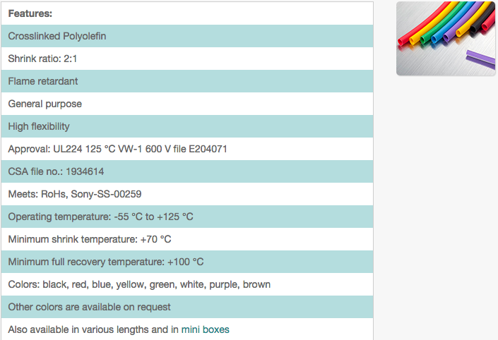 Flexible / flame retardant / 2:1 / H-2(Z)