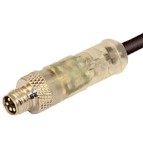 08MH4A1Z - M8 connectors, straight with NPN Led