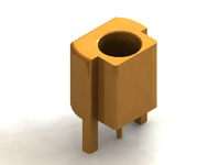 CR03 Series MCX Side entry SMT PCB Mount Type Jack Conn.