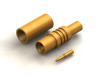 CR04 Series MMCX Straight Cable Crimp Type Jack Conn.