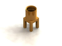 CR04 Series MMCX Straight PCB Mount Jack Conn.
