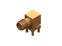 CR01 Series SMA Right Angle PCB Mount Type Jack Conn.