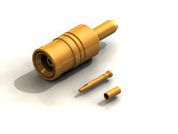 CR02 Series SMB Straight Cable Crimp Type Plug Conn.