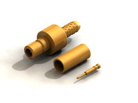 CR02 Series SMB Straight Cable Crimp Type Jack Conn.