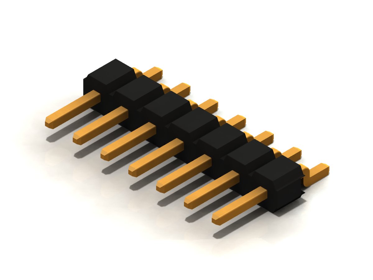 CH31 Series Single Row Right Angle SMT Pin Headers