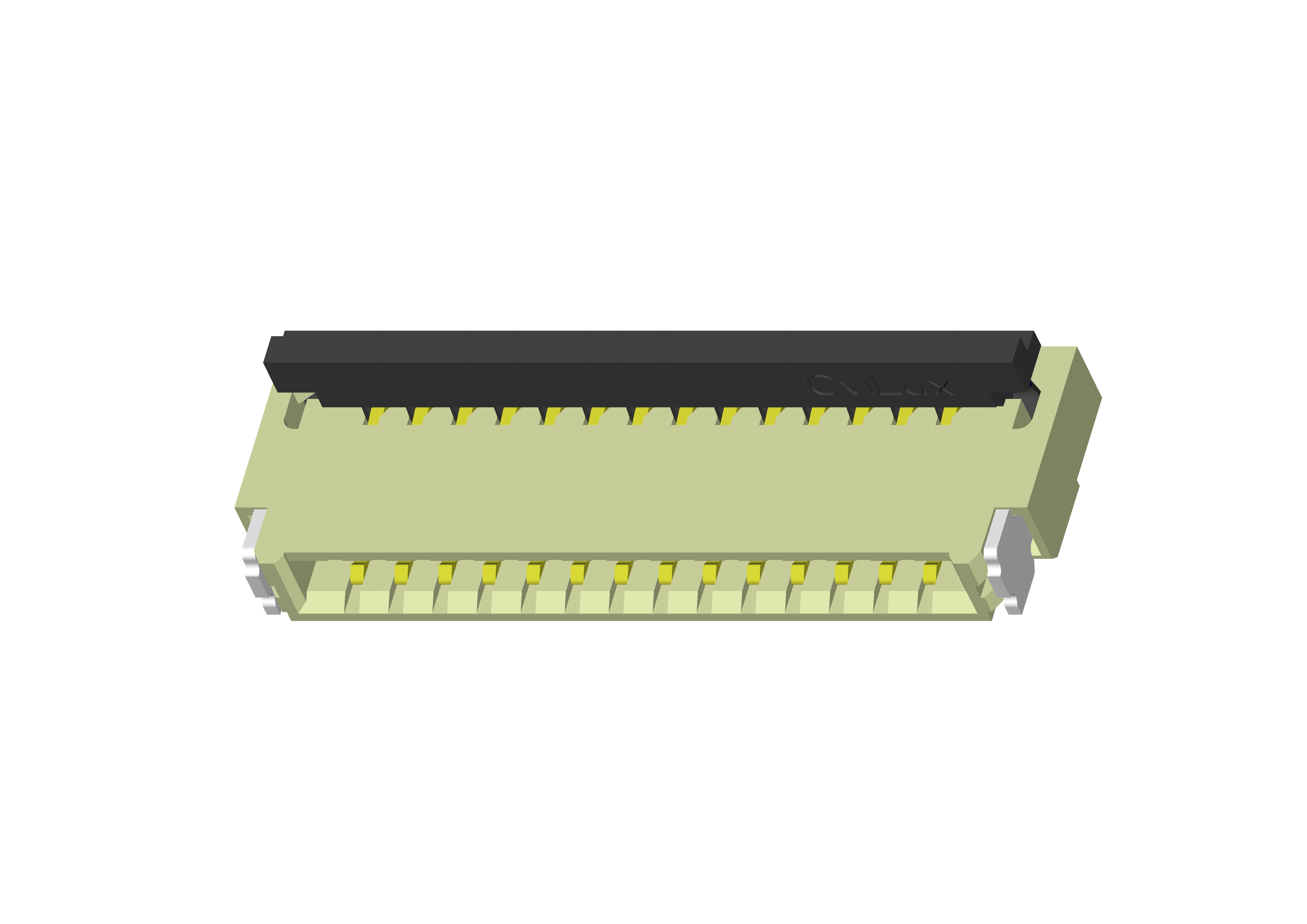 CF42 Series 0.50mm(.020”)H=0.96 SMT ZIF ONE-TOUCH FFC/FPC Connectors /Back Flip (Halogen Free)