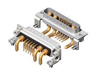 13W3 Series High Power D-Sub 20A Right Angle Type Plug Connector