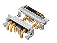13W3 Series High Power D-Sub 40A Right Angle Type Receptacle Connector