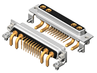 21W4 Series High Power D-Sub 20A Right Angle Type Receptacle Connector
