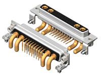 21W4 Series High Power D-Sub 40A Right Angle Type Receptacle Connector