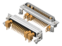25W3 Series Coaxial D-Sub Right Angle Type Plug Connector