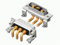 3W3C Series High Power D-Sub 20A Right Angle Type Plug Connector