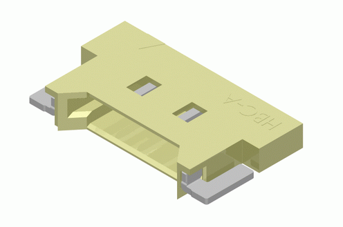CI42 Series 1.25mm(.049) Side entry SMT Type Header (Halogen-Free)