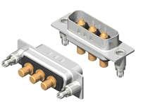 C3W3 Series High Power D-Sub 40A Straight Dip Type Plug Connector