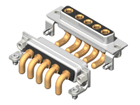 C5W5 Series High Power D-Sub 40A Right Angle Type Receptacle Connector