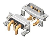 C7W2 Series High Power D-Sub 40A Right Angle Type Plug Connector
