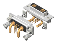 C7W2 Series High Power D-Sub 20A Right Angle Type Receptacle Connector