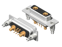 C7W2 Series High Power D-Sub 20A Straight Dip Type Receptacle Connector