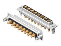 C8W8 Series High Power D-Sub 20A Straight Dip Type Receptacle Connector
