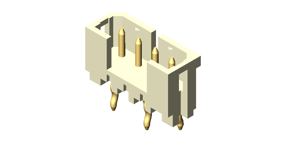 CI25 Series 2.50mm (.098) Straight Type Wite to Board Header