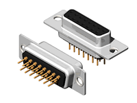 CD72 Series Machined contacts Straight DIP Solder Female D-sub Connectors