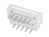 CF01 series 1.25mm(.049) ZIF Right Angle DIP Type FFC/FPC Connectors
