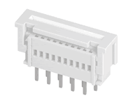 CF01 series 1.25mm(.049) ZIF Straight DIP Type FFC/FPC Connectors