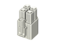 CP31 Series Power Connectors 6.3mm(.248) Wire to Wire Receptacle Housing