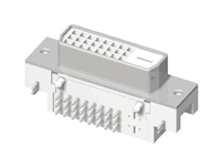 CU07 Series Right Angle Digital Visual Interface DVI Receptacle Connectors