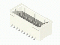 CI11 Series 1.00mm(.039) Dual Row Top Entry SMT Type Header