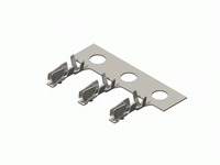 CI11 Series 1.00mm(.039) Dual Row Crimp Terminal
