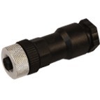 12FL4000 - M12 connectors field attachable (PG9/PG11)