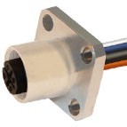 12FP5A0B-FL - Front mounting with wires and flanges