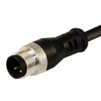 12MJ3Q1Z - M12 connectors, straight totally shielded