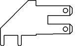 P.C.B.mounting tabs 3785d.28