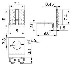 receptacles 3839w.68