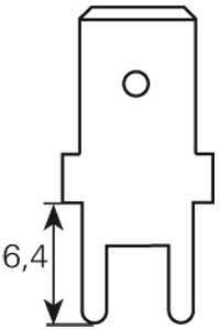 P.C.B.mounting tabs 3866b.61