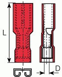 receptacles insulated 396108