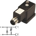 M1N02DL1C-12MD - Led+diode 24V