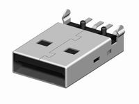 CU01 Series USB Type-A Board Mount Plug Connector