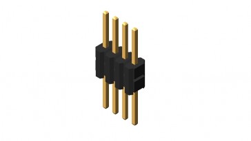 CH09 Series 1.27mm Single Row Dual Body Board Mount Pin Header