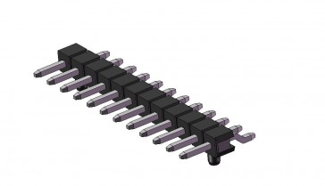 CH11 Series Side Entry Single Row Board Mount Pin Header