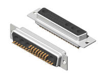 36W4 Series Combination D-Sub Receptacle Housing