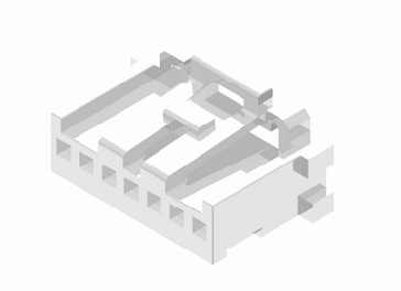 CI09 Series 2.0mm(.079")Wire to Board Connectors Housing