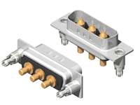 C3W3 Series High Power D-Sub
 20A Straight Dip Type Plug Connector