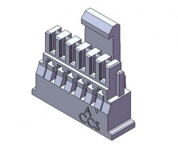 CI16 Series 1.00mm(.039) Single Row Wire to Board Crimp Housing