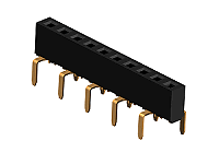 CB33 Series Single Row Bottom Entry Female Connector