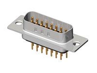 CD53 Series Straight DIP Solder Male D-Sub Connector